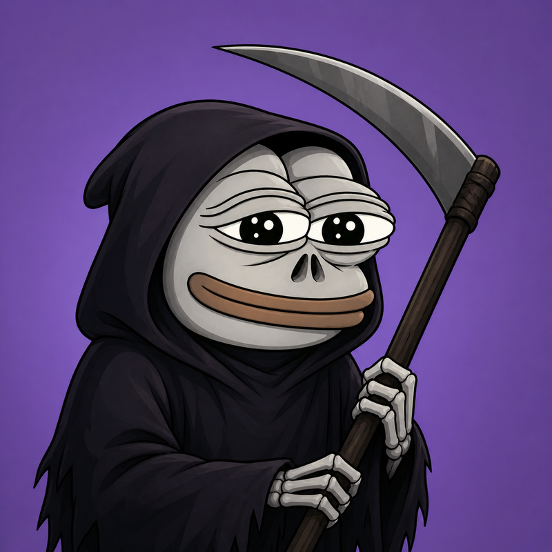 The Grim Pepe meme mascot